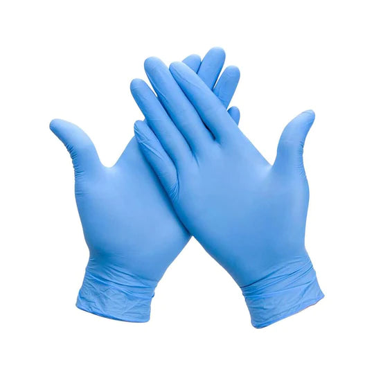 Blue Nitrile Gloves Pack Of 100 (8757142913279)