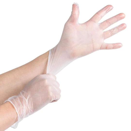 Clear Vinyl Gloves (10 Box=1000 Pcs) (8757203108095)