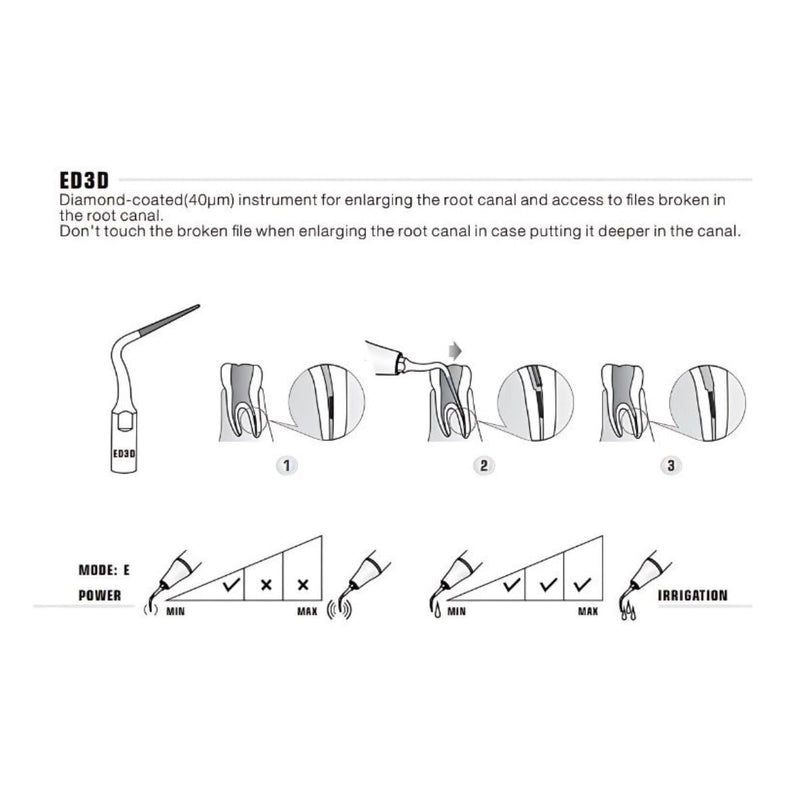 DTE Endo Tip ED3D-S Diamond Coated (4440339120215)