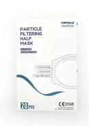 FFP2 Cup Face Mask, Particle Filtering Half Mask Pack Of 20 (8758107898111)