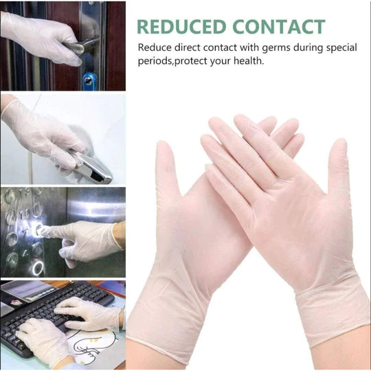 Clear Vinyl Gloves (10 Box=1000 Pcs) (8757203108095)