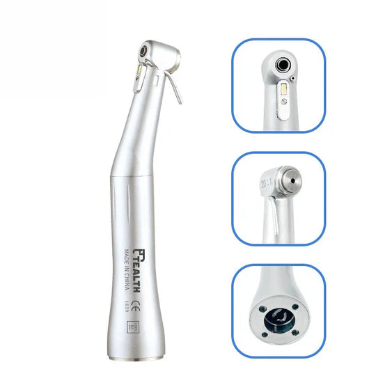 Tealth 20:1 LED Implant Contra Angle 80N.cm Dental Handpiece (14749451682170)