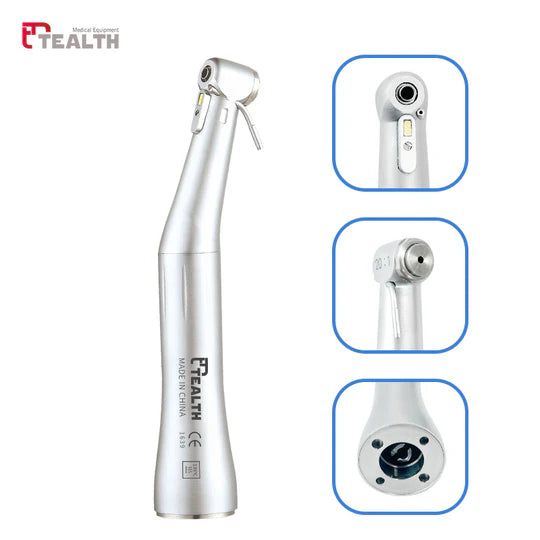 Tealth 20:1 LED Implant Contra Angle 80N.cm Dental Handpiece (14749451682170)