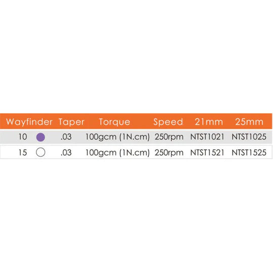 Rotary Wayfinder Path File, 10#, 15#, 25 mm, 6pcs/pack