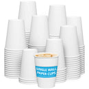 Single Wall White Paper Disposable Cups (8790294200575)