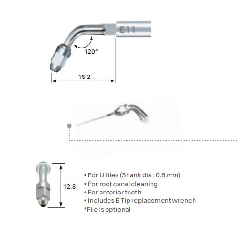 NSK Endodontics Tip E11 and E12 with U Files (14746822377850)