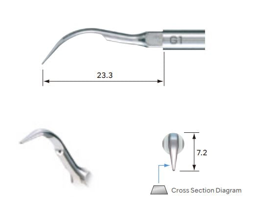 NSK Varios Ultrasonic Tips G1-E,G2-E,G3-E,G4-E and G6-E for EMS Scaling (14699956076922)