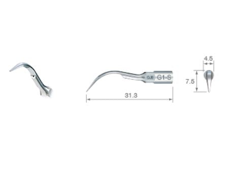 NSK Variosurg Tips for Scaling G1-S (14747443921274)