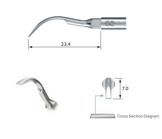 NSK Varios Ultrasonic Tips G1-E,G2-E,G3-E,G4-E and G6-E for EMS Scaling (14699956076922)