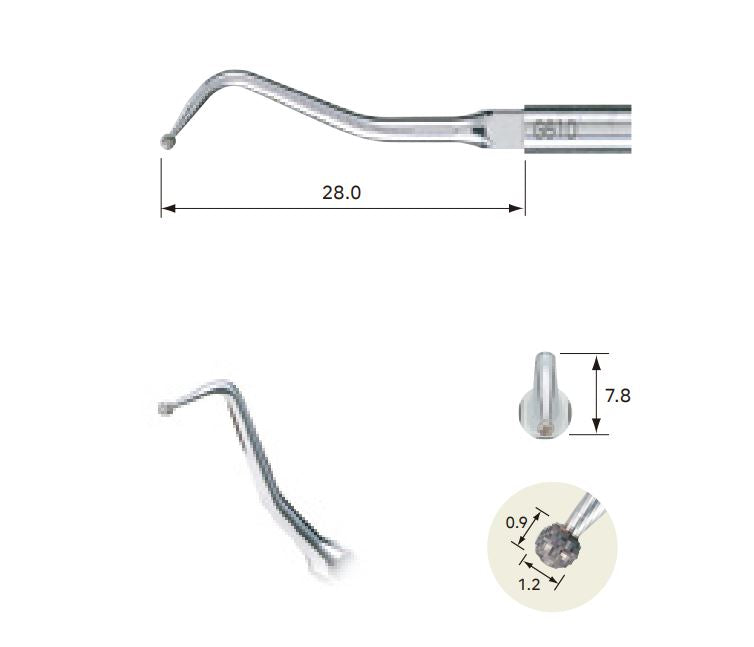 NSK Ultrasonic Scaler Tips Restorative (14746830831994)