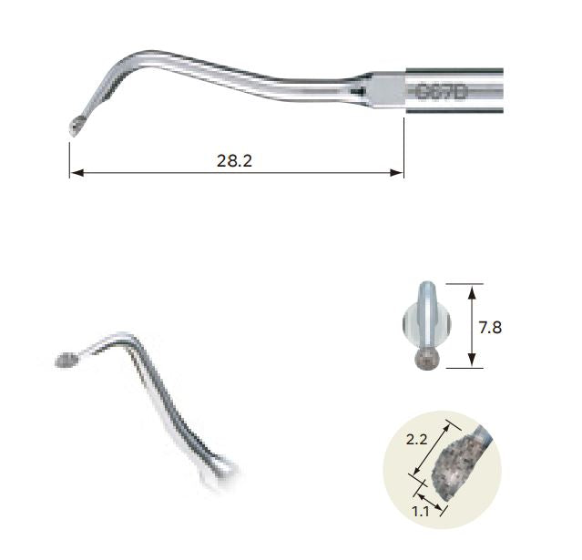 NSK Ultrasonic Scaler Tips Restorative (14746830831994)