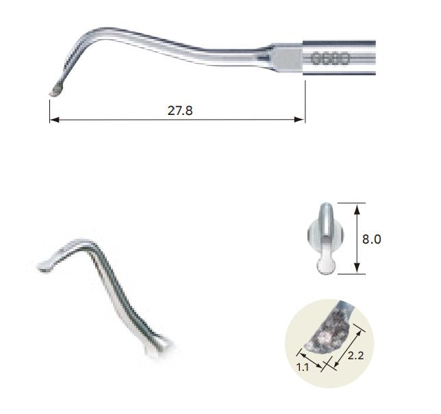 NSK Ultrasonic Scaler Tips Restorative (14746830831994)