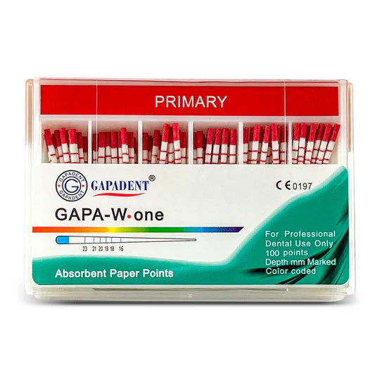 GAPA-W-One Absorbent Paper Points Primary (100 points) (14750207213946)