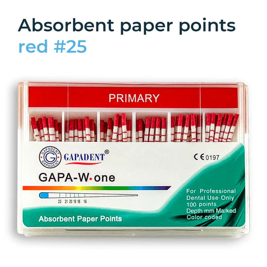 GAPA-W-One Absorbent Paper Points Primary (100 points) (14750207213946)