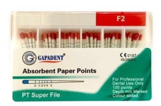 Great Pro Taper Absorbent Paper Points-F2 (100 points) (14750209671546)