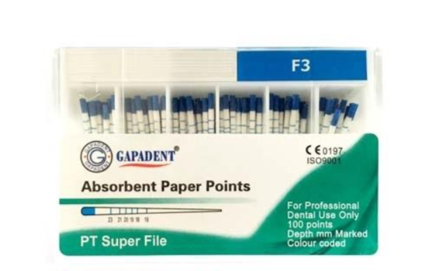 Great Pro Taper Absorbent Paper Points-F3 (100 points) (14750219174266)