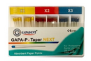 GAPA-P Taper Next Absorbent Paper Points -X1, X2,X3 (60 Points) (14750226514298)