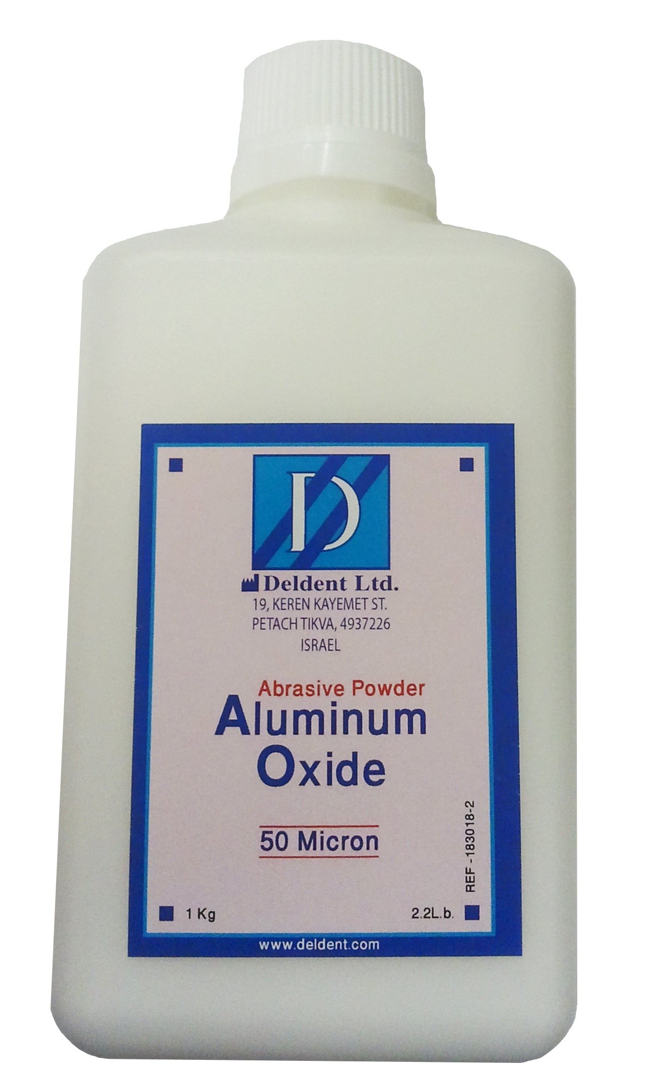 Deldent Aluminium Oxide Powder 50 Micron 1kg (4440325849175)