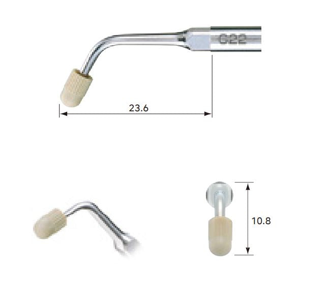 NSK VARIOS Ultrasonic Tips G21 and G22 for Restorative Condensation (14747127939450)