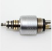 Delma W&H Six hole compatible Fibre optic Quick Coupling (8193403420927)