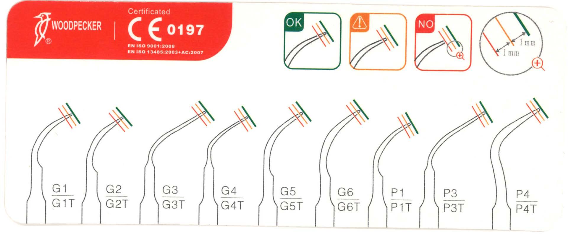 Woodpecker Ultrasurgery Sinus Lift Tip Kit (4440375296087)