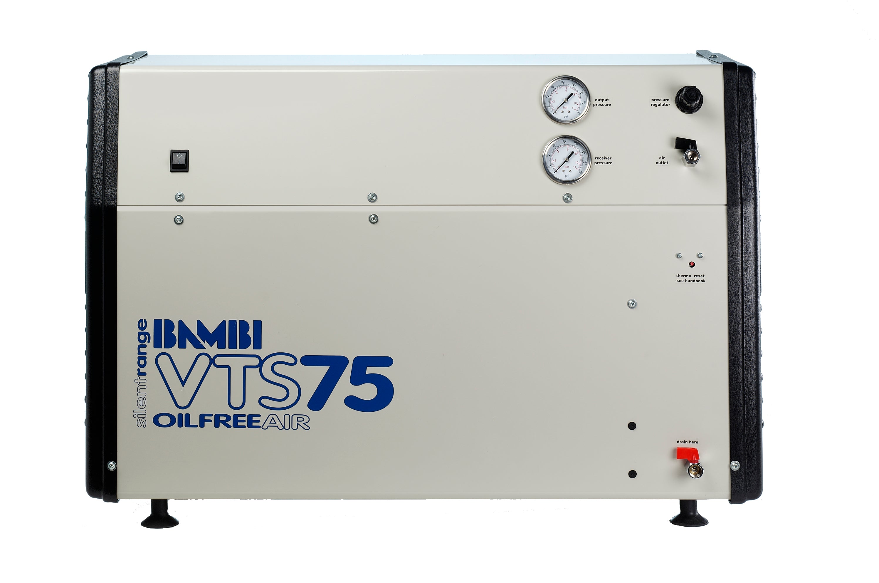 Bambi VTS75 Compressor - Oil Free Silenced (4440322572375)